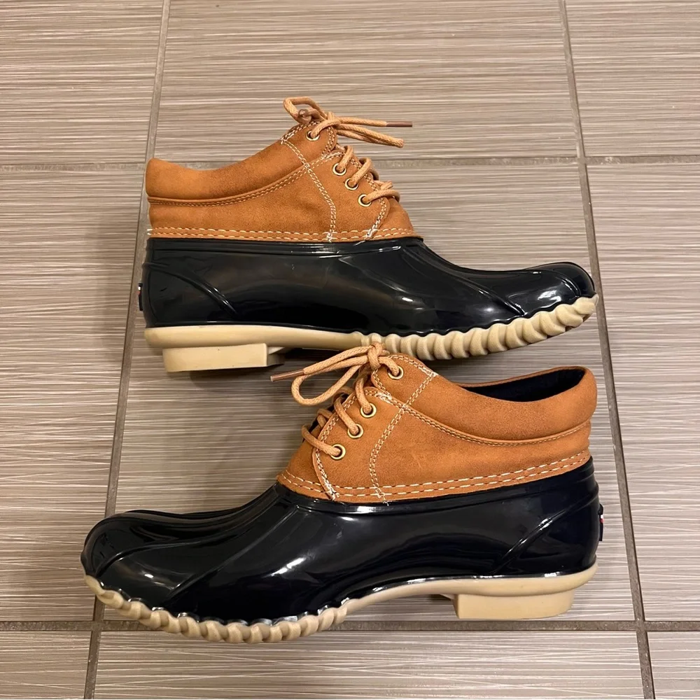 Tommy Hilfiger Duck Boots rain waterproof outdoor classic